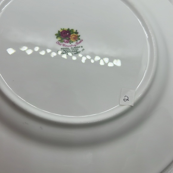 ROYAL ALBERT PLATE OLD COUNTRY ROSES “TO MOTHER WITH LOVE” 1962 VTG BONE CHINA - Picture 11 of 12